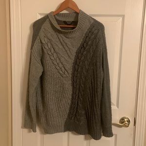 Vera Wang Comfy, roomy, grey sweater